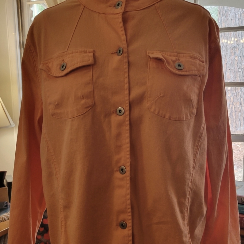 Five Diamonds Stretch Denim Jacket Sz 1X